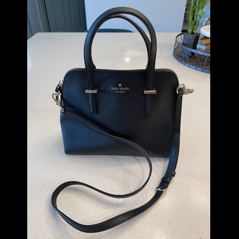 Kate Spade New York Cedar Street Maise Satchel Bag in Black